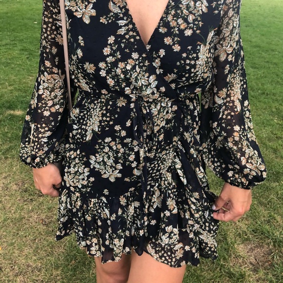 NWT floral long sleeve babydoll dresses - Picture 2 of 10